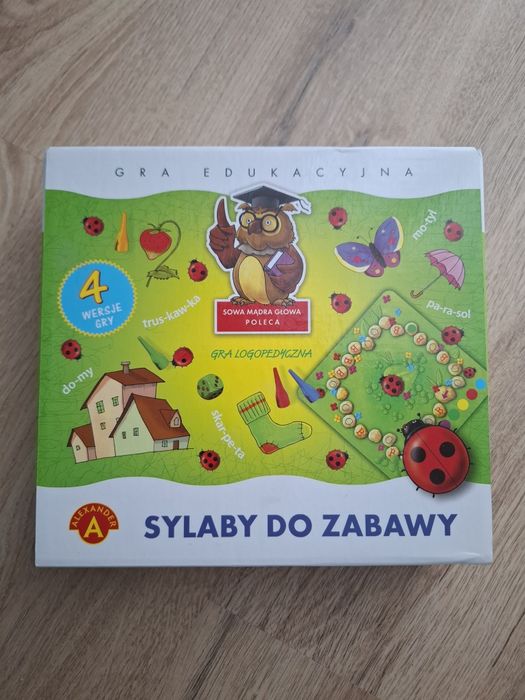Alexander Sylaby do zabawy gra edukacyjna logopedyczna 4 wersje