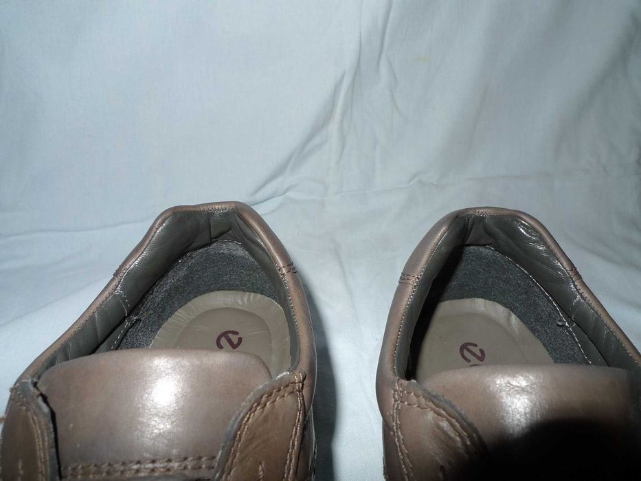 ECCO  r.42/27,5cm Półbuty skórzane wsuwane mokasyny buty
