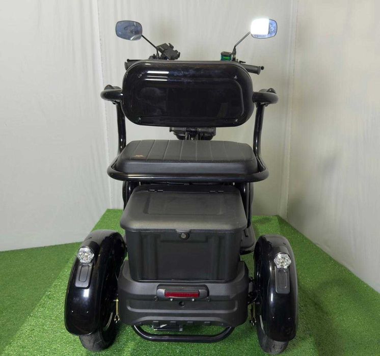 Електроскутер OSCAR Bike 72V/20Ah/1200W чорний триколісний