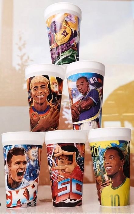 Copos McDonald's Mundial 2026 - Coleção Completa
