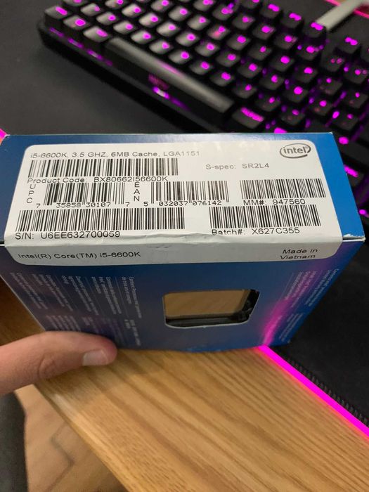 Processador Intel® Core™ i5-6600K64332172438530124