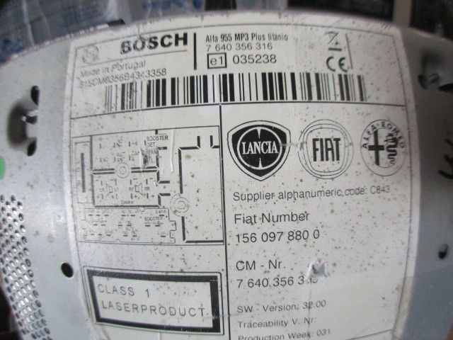 Rádio / auto-rádio ALFA ROMEO Mito (955_)
