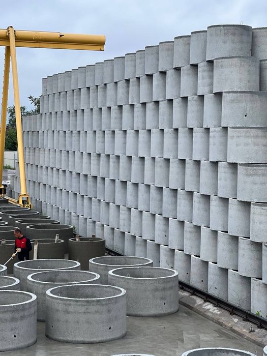 Бетонні кільця, продаж залізобетонних кілець від виробника, продаж оптом та в роздріб, плити перекриття та днища, кільця для септиків та колодців