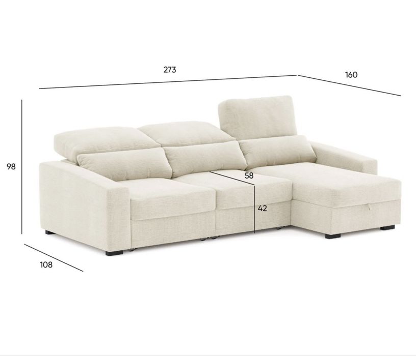 Sofa chaise lounge