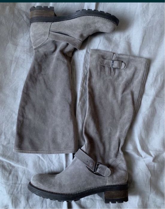 Замшевые сапоги ТЕХТО