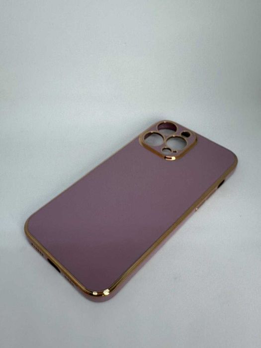 Iphone 13 PRO MAX Etui Case Obudowa Fioletowo-Złota kod 1039