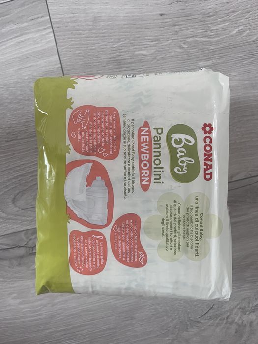 Підгузники CONAD Baby, розмір 1, 2/5 кг