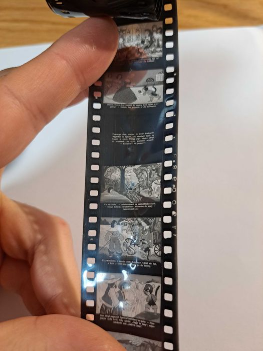 KOT W BUTACH bajka na rzutnik projektor diaskop PRL