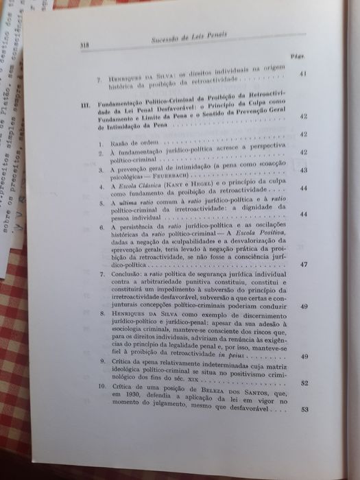 Sucessão de Leis Penais, prof. Doutor Taipa de Carvalho