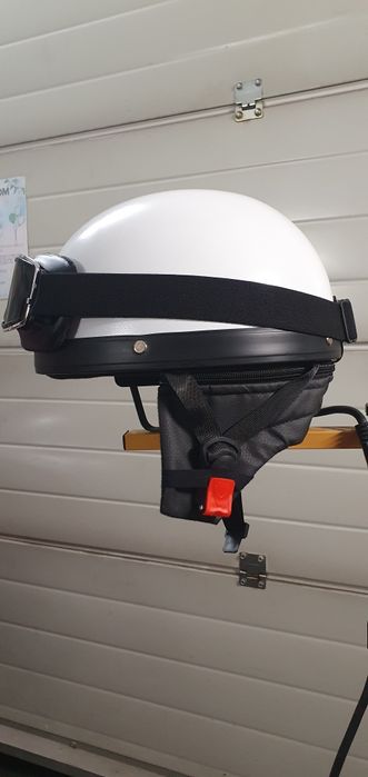 Kask orzeszek gogle