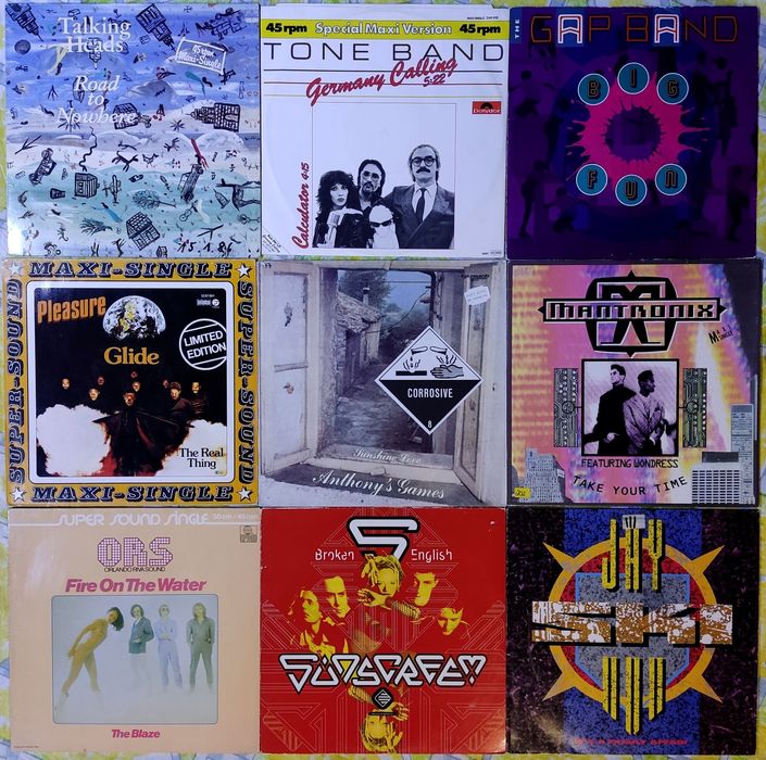 Фірмові вінілові платівки, Maxi single 45 RPM,12"