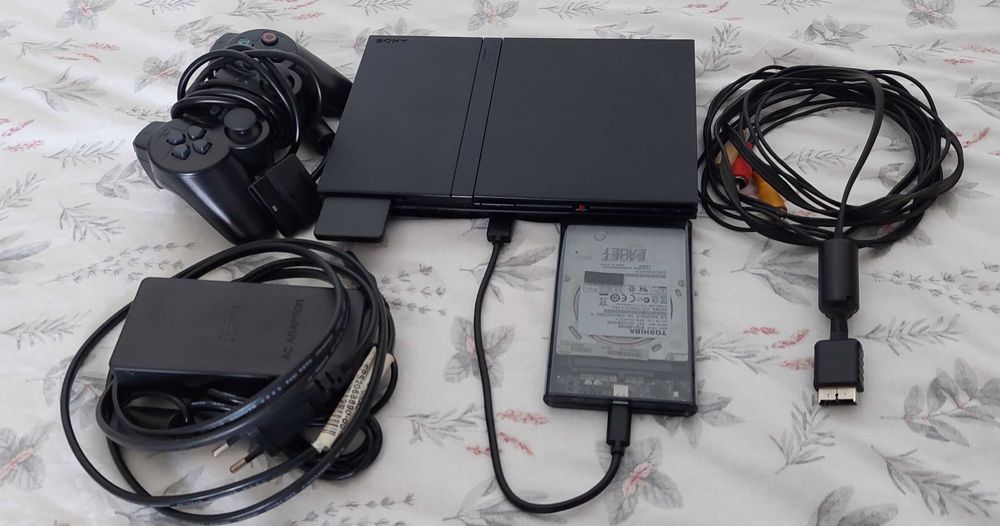 Consola PS2 Slim com 400 jogos