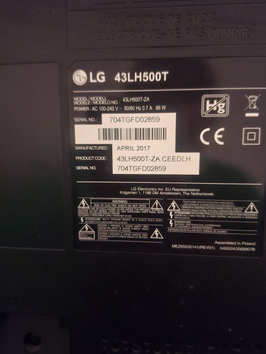 Telewizor Lg 42 cale