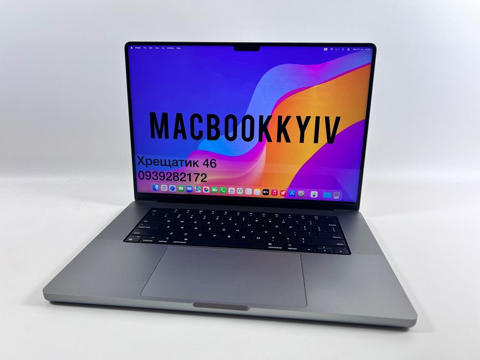 MacBook Pro 16 2021 M1 Pro 32GB RAM 1TB Space Gray Магазин Гарантія