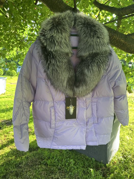 kurtka zimowa z lisem