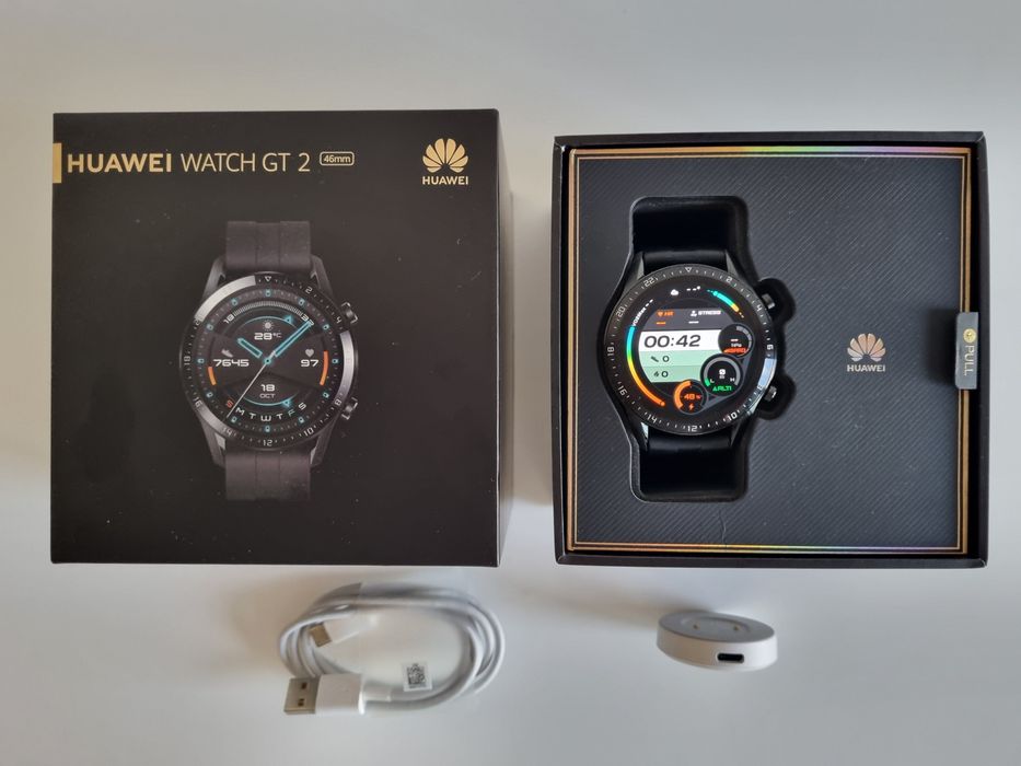 Huawei Watch GT 2 46mm | Excelente Estado | com Caixa e Carregador