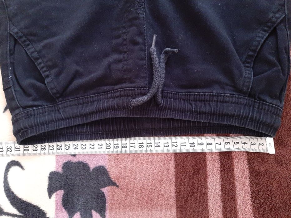 Spodnie bawełniane jak miękki jeans galowe r.140
