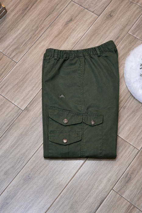 Męskie Spodnie Trekkingowe cienkie wytrzymałe " S" Cargo Khaki