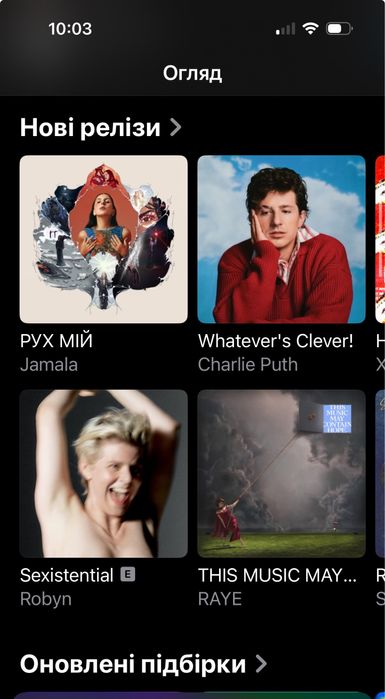 Місце в сімейній підписці apple music