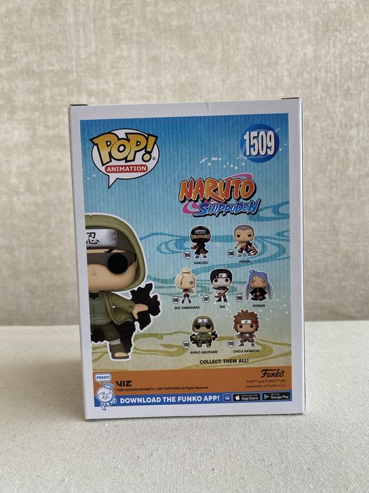 Funko pop naruto 1509 Shino Aburame anime/ Фігурка фанко поп наруто аніме Шино абураме