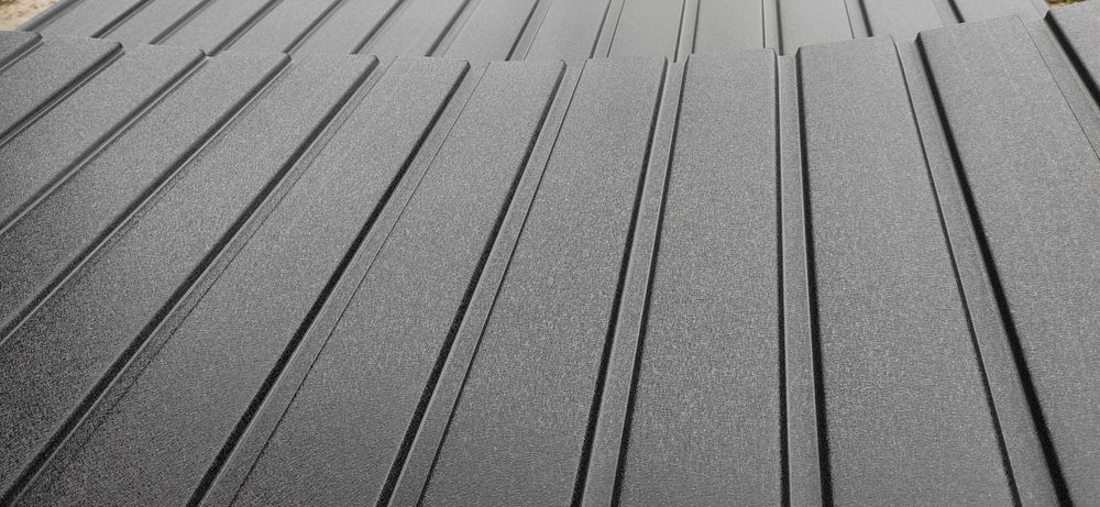 BLACHA PODBITKOWA TRAPEZOWA Trapez Podbitka T7 czarny grafit brąz T-7