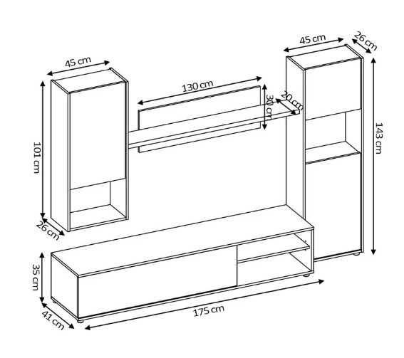 Móveis de salon novos
