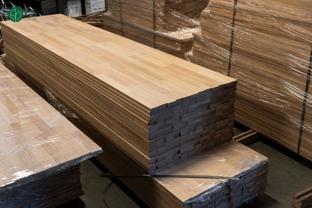 Щит бук (мебельный щит) цільноламельний, зрощений