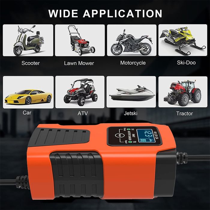 Carregador bateria automotivo 6v e 12v SELADO