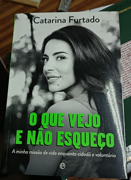 Livro "O que vejo e não esqueço" de Catarina Furtado