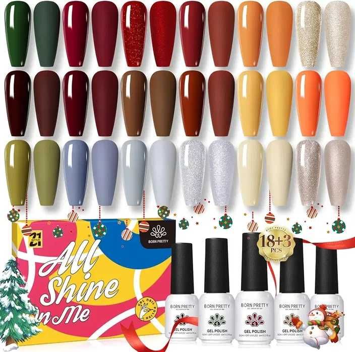 Zestaw lakierów do paznokci 21pcs