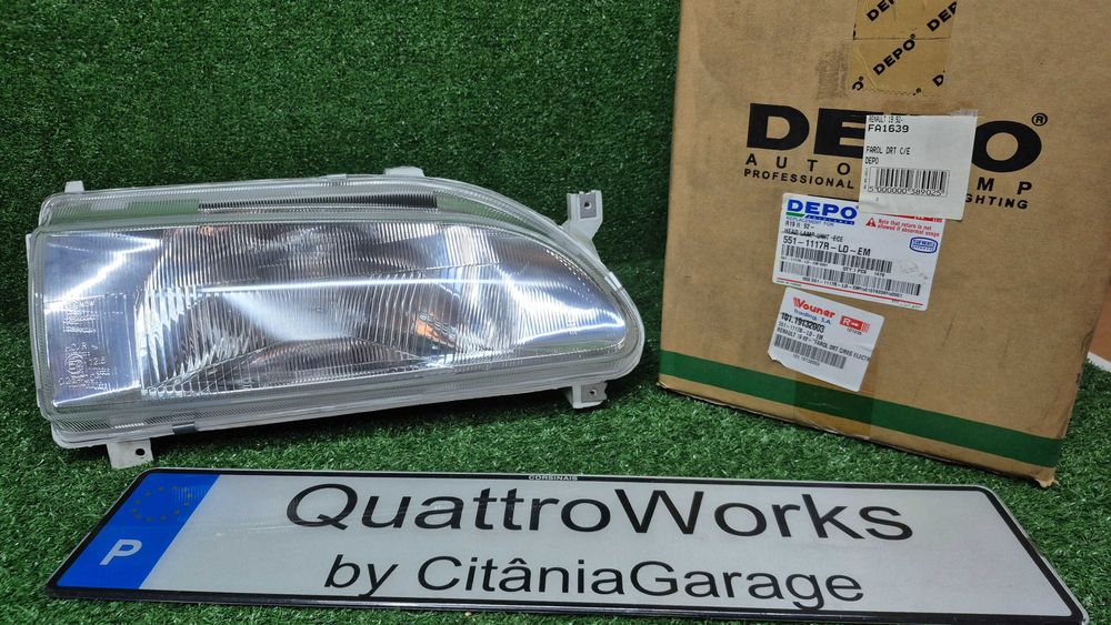 Otica Farol Frente Direito Renault 19 1992 em diante Ref. 551-1117R-LD-EM DEPO - NOVO
