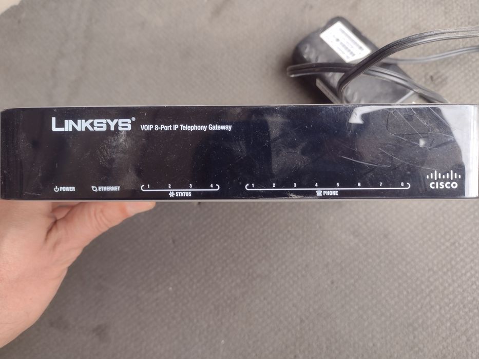 VoIP шлюз Cysco LinkSys  SPA8000 та VoIP адаптер  LinkSys, PAP2T