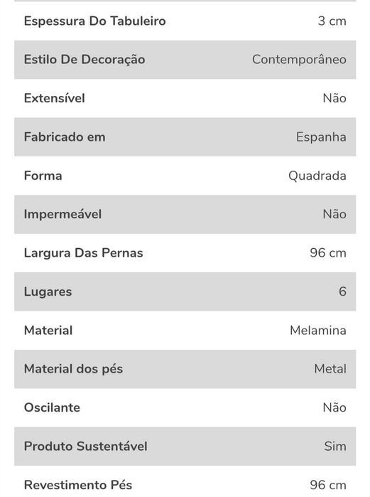 Mesa de jantar Milena, Carvalho preto com 4 cadeiras