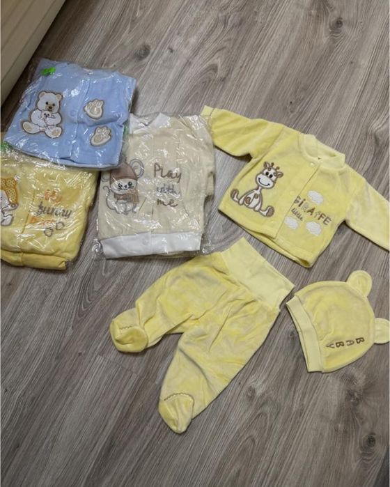 Костюм велюровий 3 в 1 для новонароджених