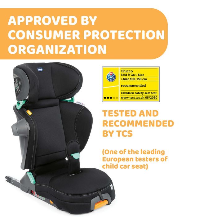 Cadeita auto criança Chicco Fold&Go i-Size 100-150cm / 3-12 anos