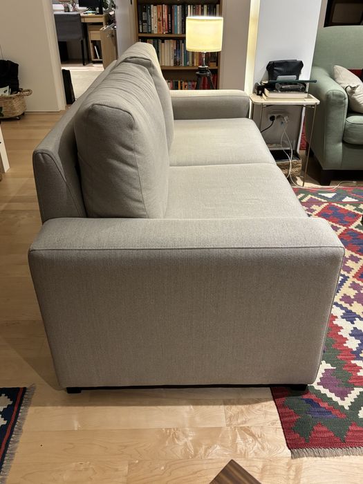 Sofá 3 Lugares Bege