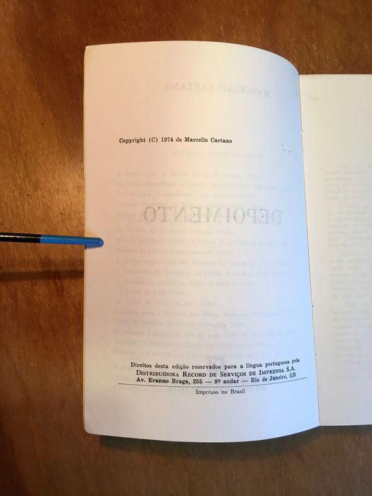 MARCELO CAETANO - lote de 2 livros em bom estado