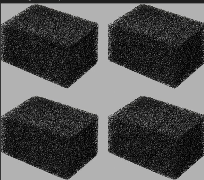 AQQA 4 x Фільтрувальні губки для акваріума