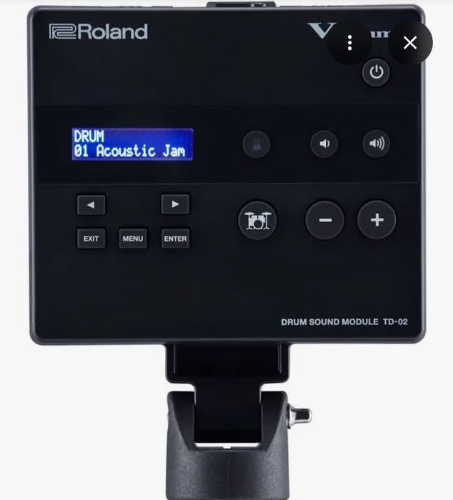 Bateria eletrónica roland TD-02 mais acessórios (novo)