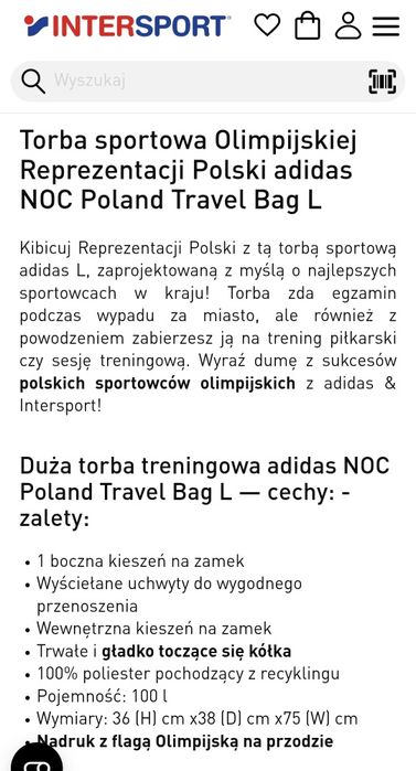 Torba podróżna Polska