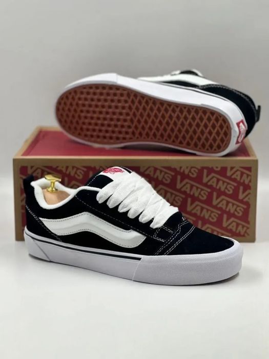 ‼️Кеди Vans Knu Skool Black 36-45 у Чорно-білому кольорі