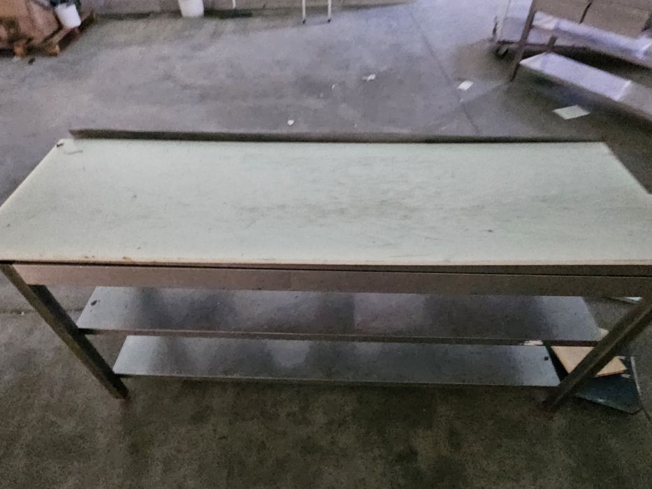 Bancada de inox  com tabua de corte