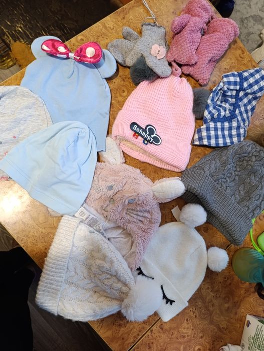 Шапочки для дівчинки