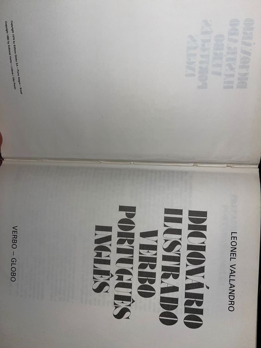 Dicionário Ilustrado Verbo Português-Inglês e Inglês-Português [3 Vol]