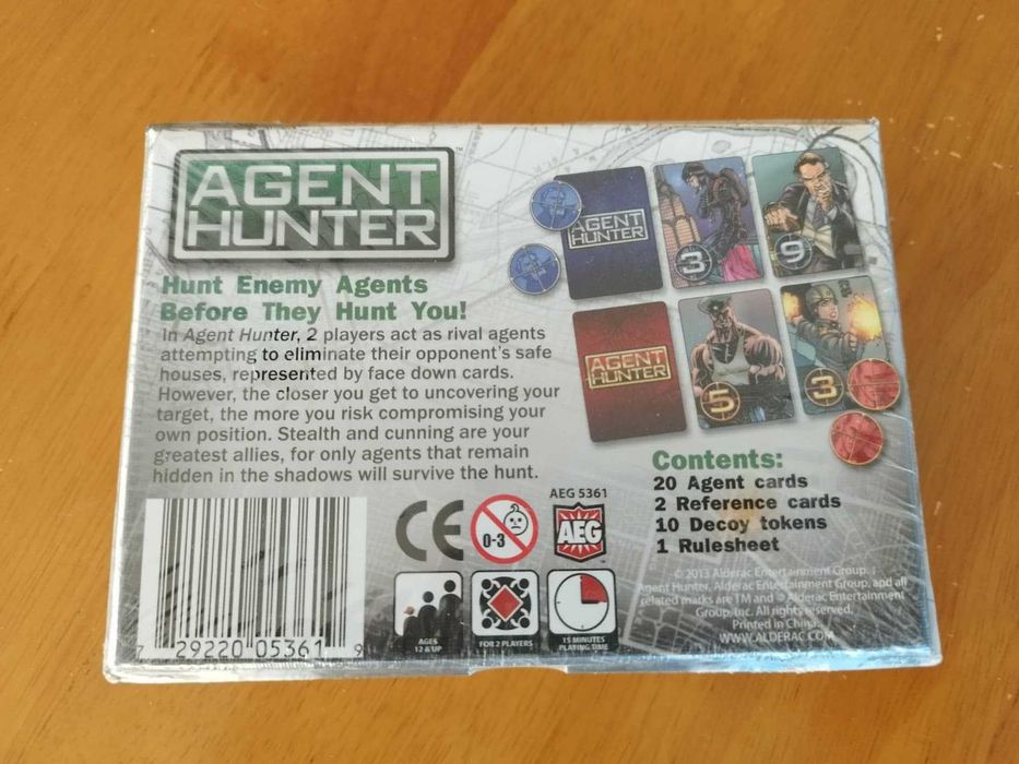 Jogo de Tabuleiro Agent Hunter