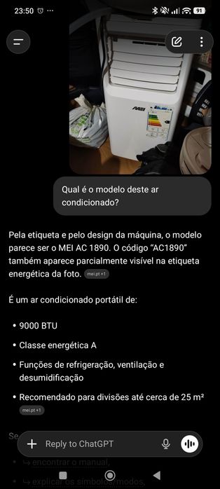 Ar condicionado portátil
