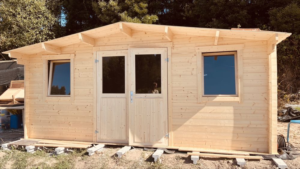 Casa abrigo de jardim 4mX4m