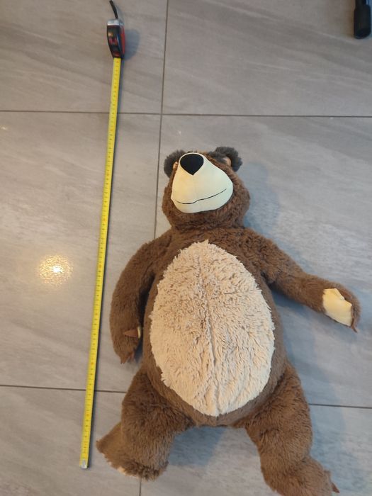 クマ Maskotka pluszak Niedźwiedź z bajki Masha i Niedźwiedź 55cm