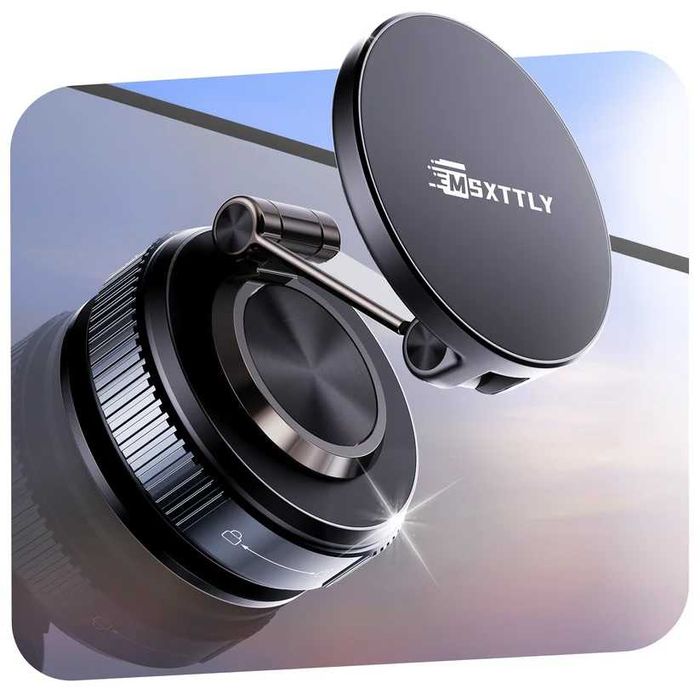 Вакуумный магнитный держатель для телефона