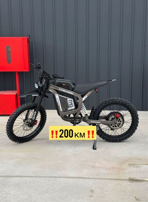 ‼️Електромотоцикл для бездоріжя COSWHEEL R19 6000W-72V-40Ah Liion‼️
